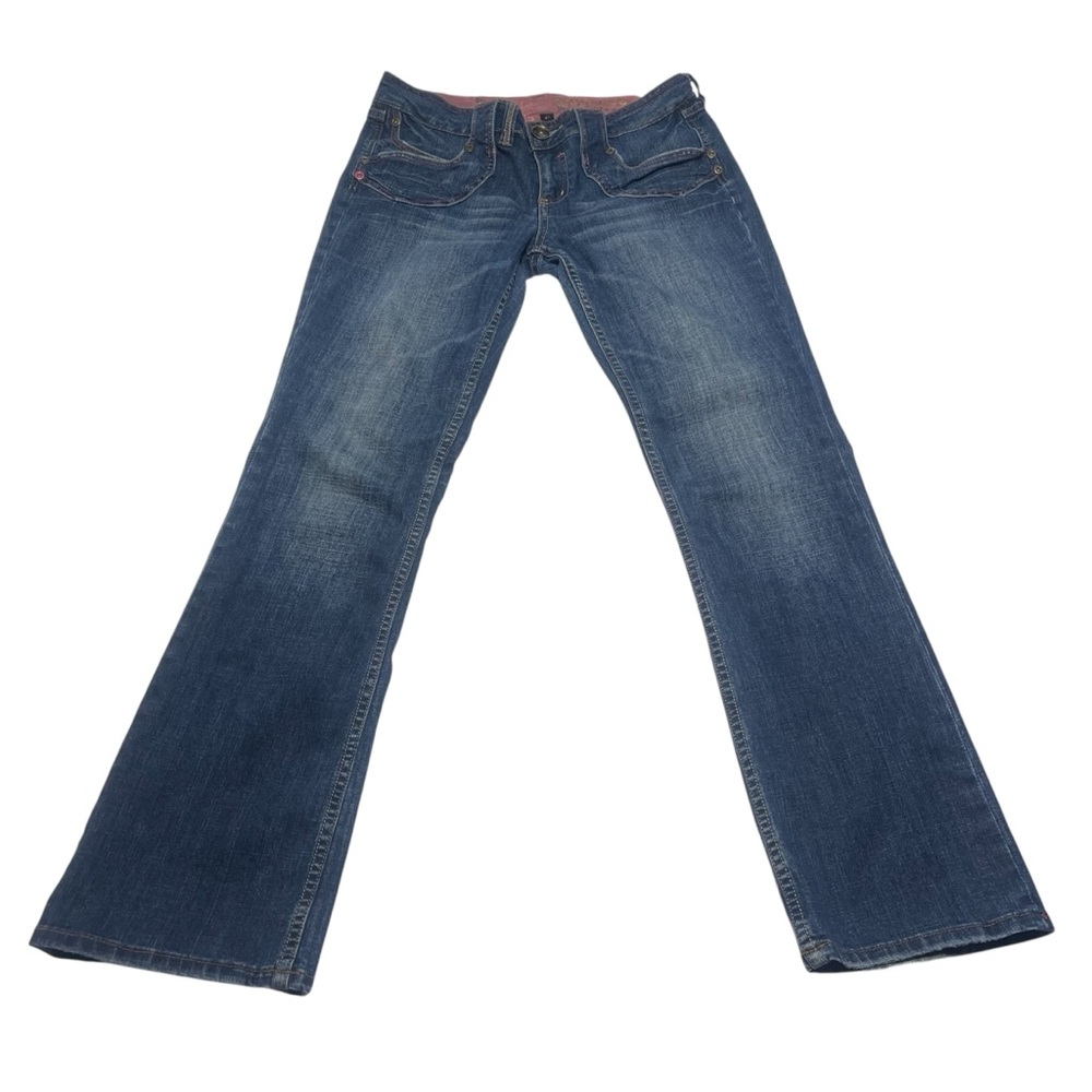 Vintage Dollhouse Low Rise Flare Leg Jeans Women’s Size 11 Y2K Festival Boho